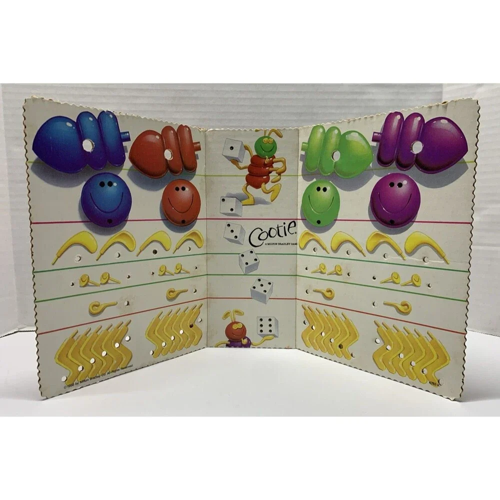 Cootie Game Incomplete Parts 1986 Made in USA